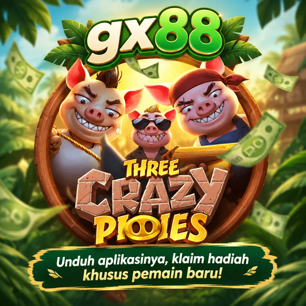 Three Crazy Piggies · Panduan Tata Letak Gulungan dan Fitur Simbol Three Crazy Piggies